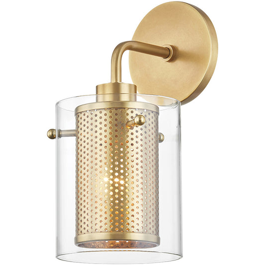 Mitzi 1 Light Wall Sconce in Aged Brass H323101-AGB