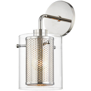 Mitzi 1 Light Wall Sconce in Polished Nickel H323101-PN