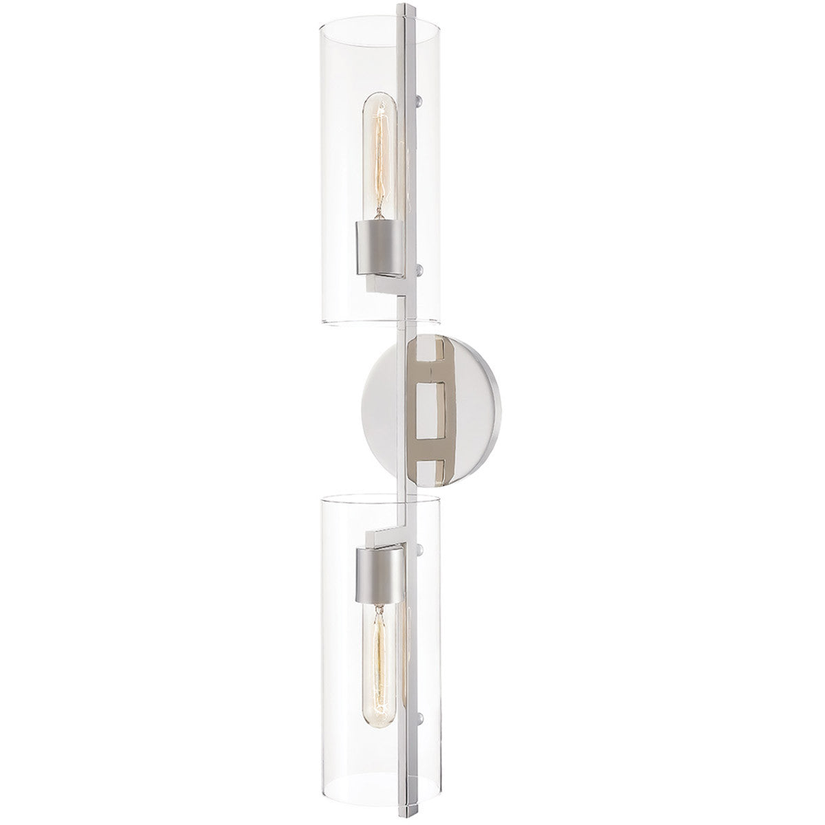 Mitzi 2 Light Wall Sconce in Polished Nickel H326102-PN