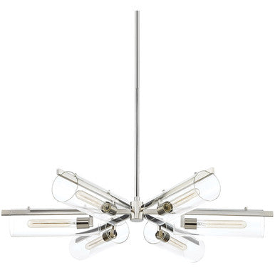 Mitzi 6 Light Chandelier in Polished Nickel H326806-PN