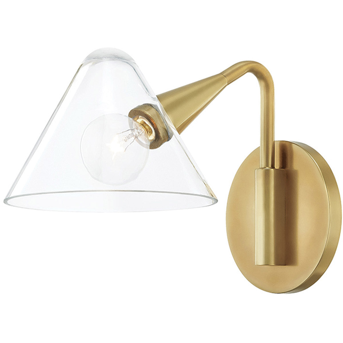 Mitzi 1 Light Wall Sconce in Aged Brass H327101-AGB