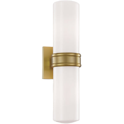 Mitzi 2 Light Wall Sconce in Aged Brass H328102-AGB