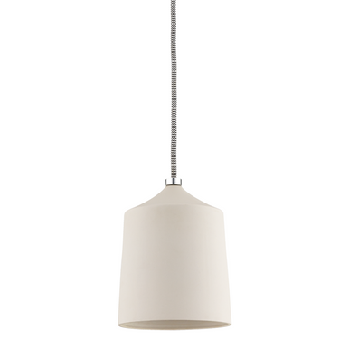 Mitzi 1 Light Pendant in Polished Nickel/Matte White H339701-PN/MW