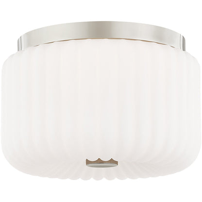 Mitzi 2 Light Flush Mount in Polished Nickel H340502-PN