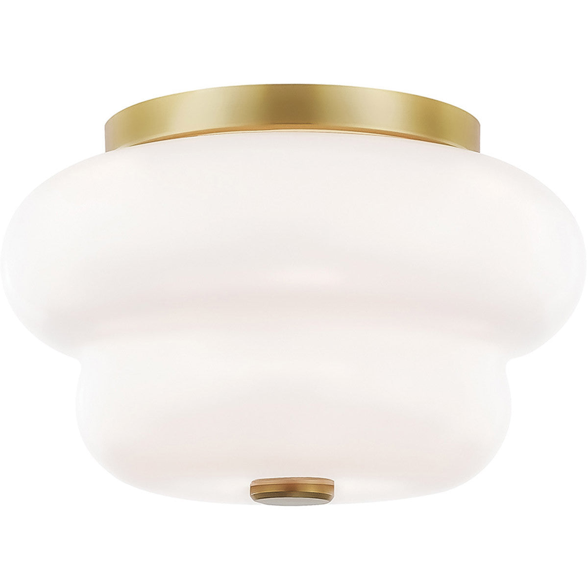 Mitzi 2 Light Flush Mount in Aged Brass H350502-AGB