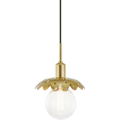 Mitzi 1 Light Pendant in Aged Brass H353701-AGB