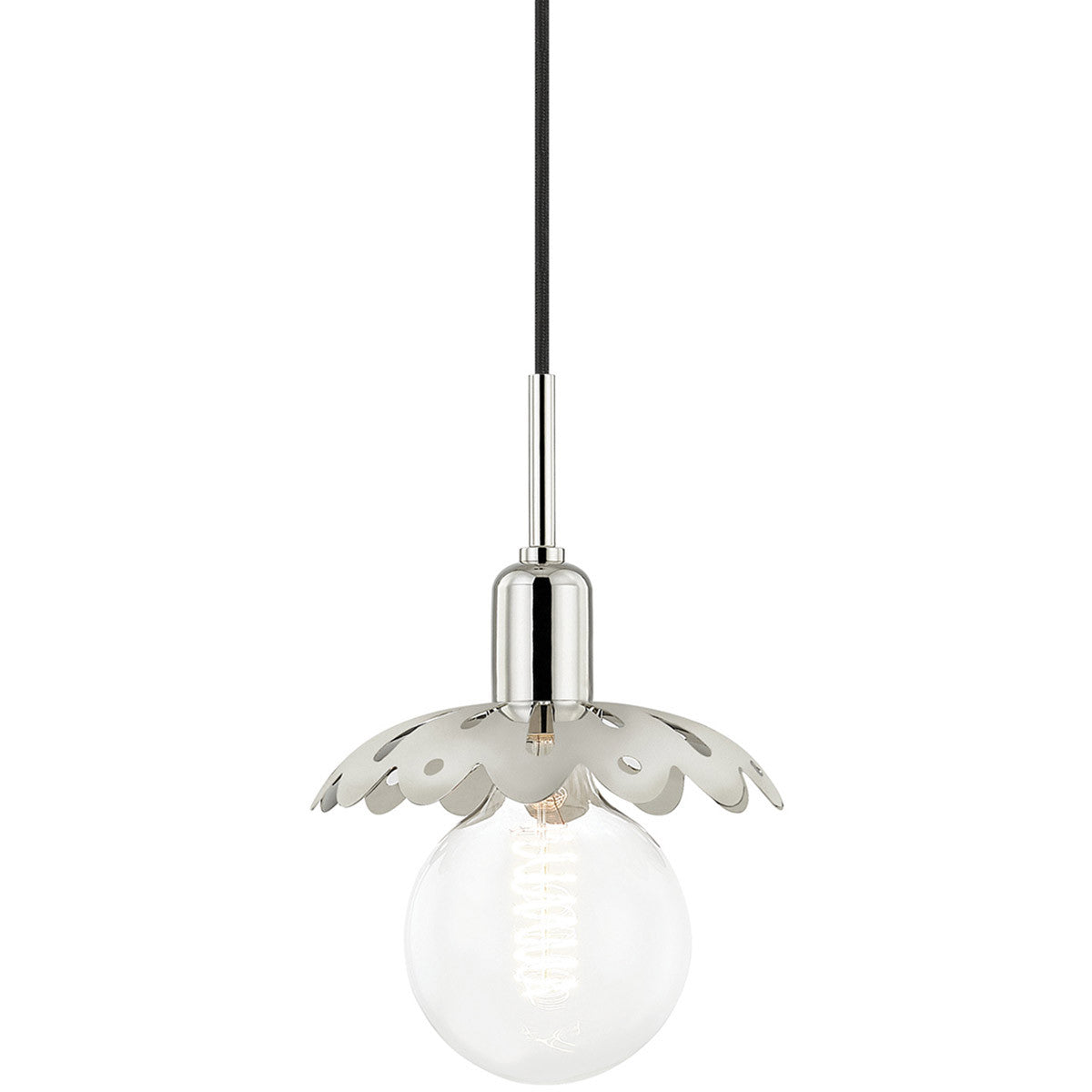 Mitzi 1 Light Pendant in Polished Nickel H353701-PN