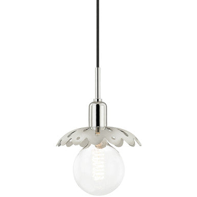 Mitzi 1 Light Pendant in Polished Nickel H353701-PN