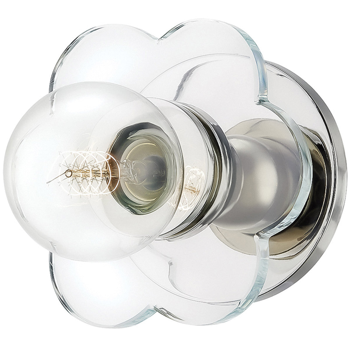 Mitzi 1 Light Wall Sconce in Polished Nickel H357101-PN