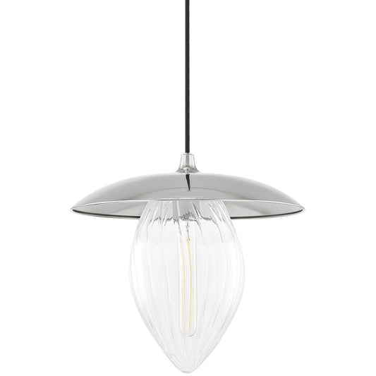 Mitzi 1 Light Pendant in Polished Nickel H365701L-PN