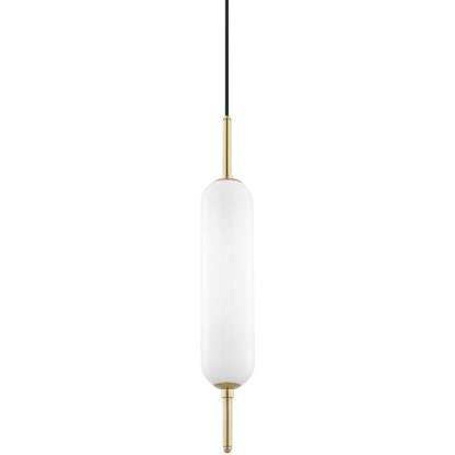 Mitzi 1 Light Pendant in Aged Brass H373701-AGB