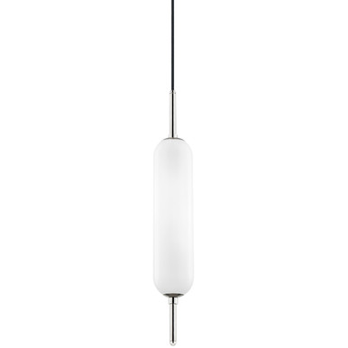 Mitzi 1 Light Pendant in Polished Nickel H373701-PN