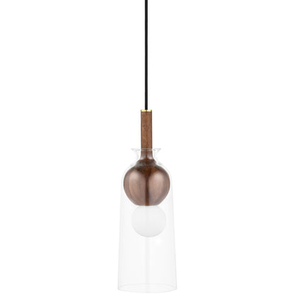 Mitzi 1 Light Pendant in Aged Brass H380701B-AGB