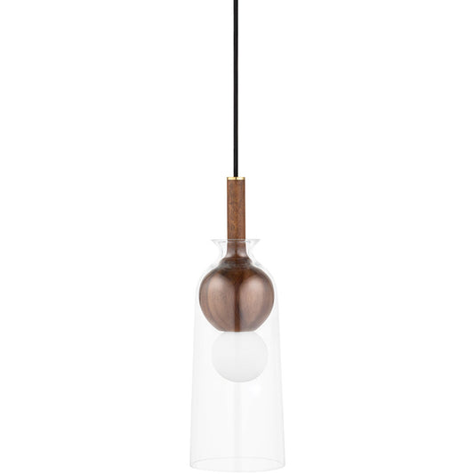 Mitzi 1 Light Pendant in Aged Brass H380701B-AGB