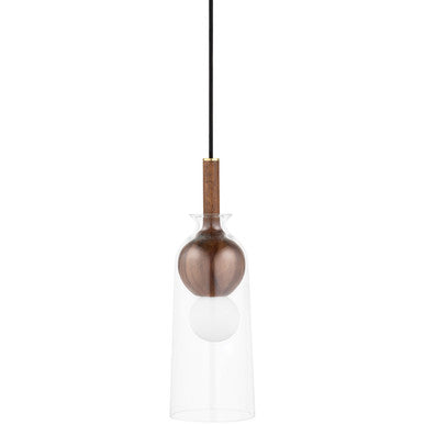 Mitzi 1 Light Pendant in Aged Brass H380701B-AGB