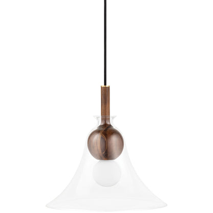 Mitzi 1 Light Pendant in Aged Brass H380701C-AGB