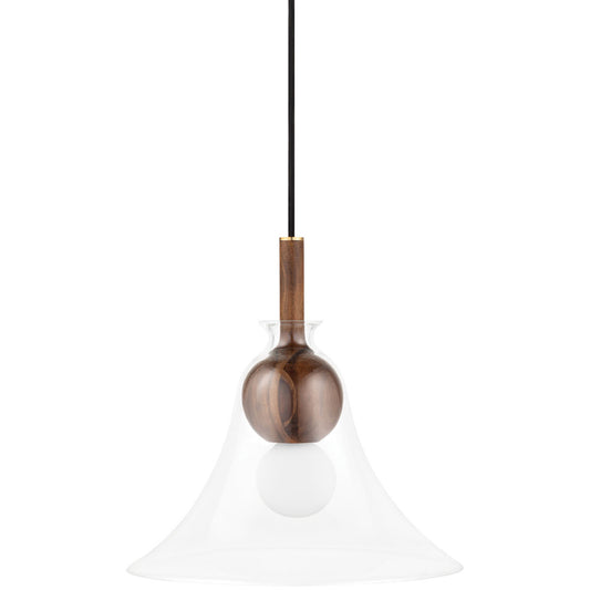 Mitzi 1 Light Pendant in Aged Brass H380701C-AGB