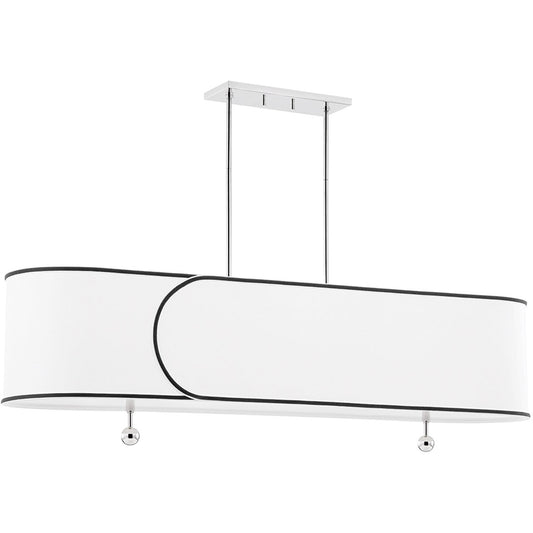 Mitzi 5 Light Linear in Polished Nickel H381905-PN