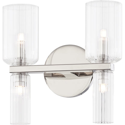 Mitzi 4 Light Bath and Vanity in Polished Nickel H384302-PN