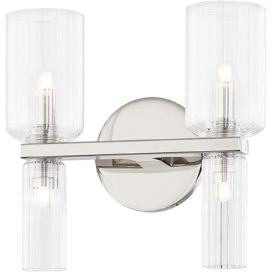 Mitzi 4 Light Bath and Vanity in Polished Nickel H384302-PN