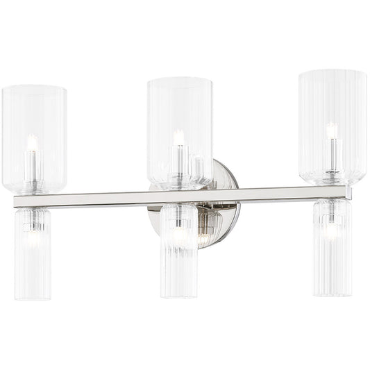 Mitzi 6 Light Bath and Vanity in Polished Nickel H384303-PN