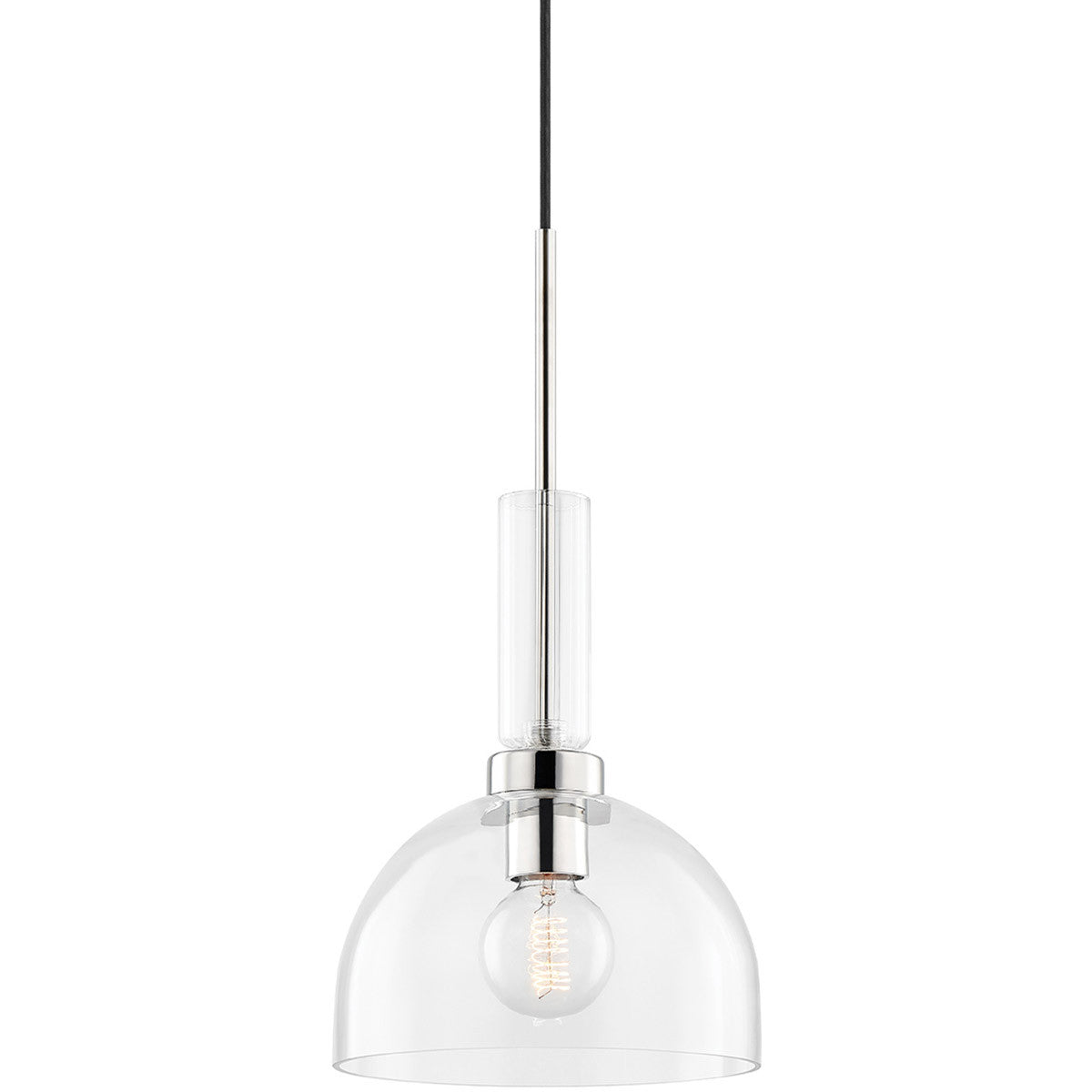 Mitzi 1 Light Pendant in Polished Nickel H384701-PN