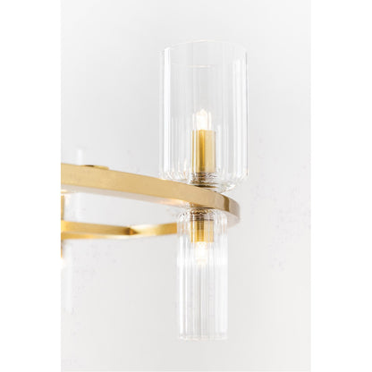 Mitzi 12 Light Linear in Aged Brass H384912-AGB