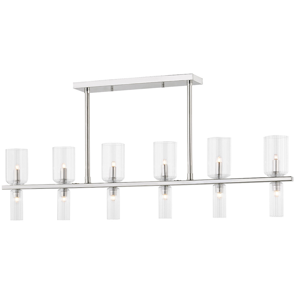 Mitzi 12 Light Linear in Polished Nickel H384912-PN