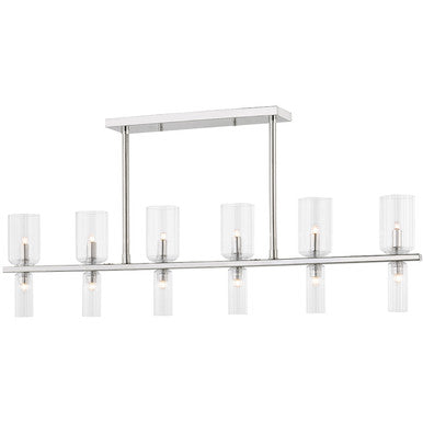 Mitzi 12 Light Linear in Polished Nickel H384912-PN