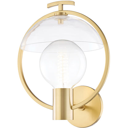 Mitzi 1 Light Wall Sconce in Aged Brass H387101-AGB