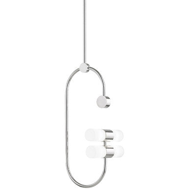 Mitzi 4 Light Pendant in Polished Nickel H388704B-PN