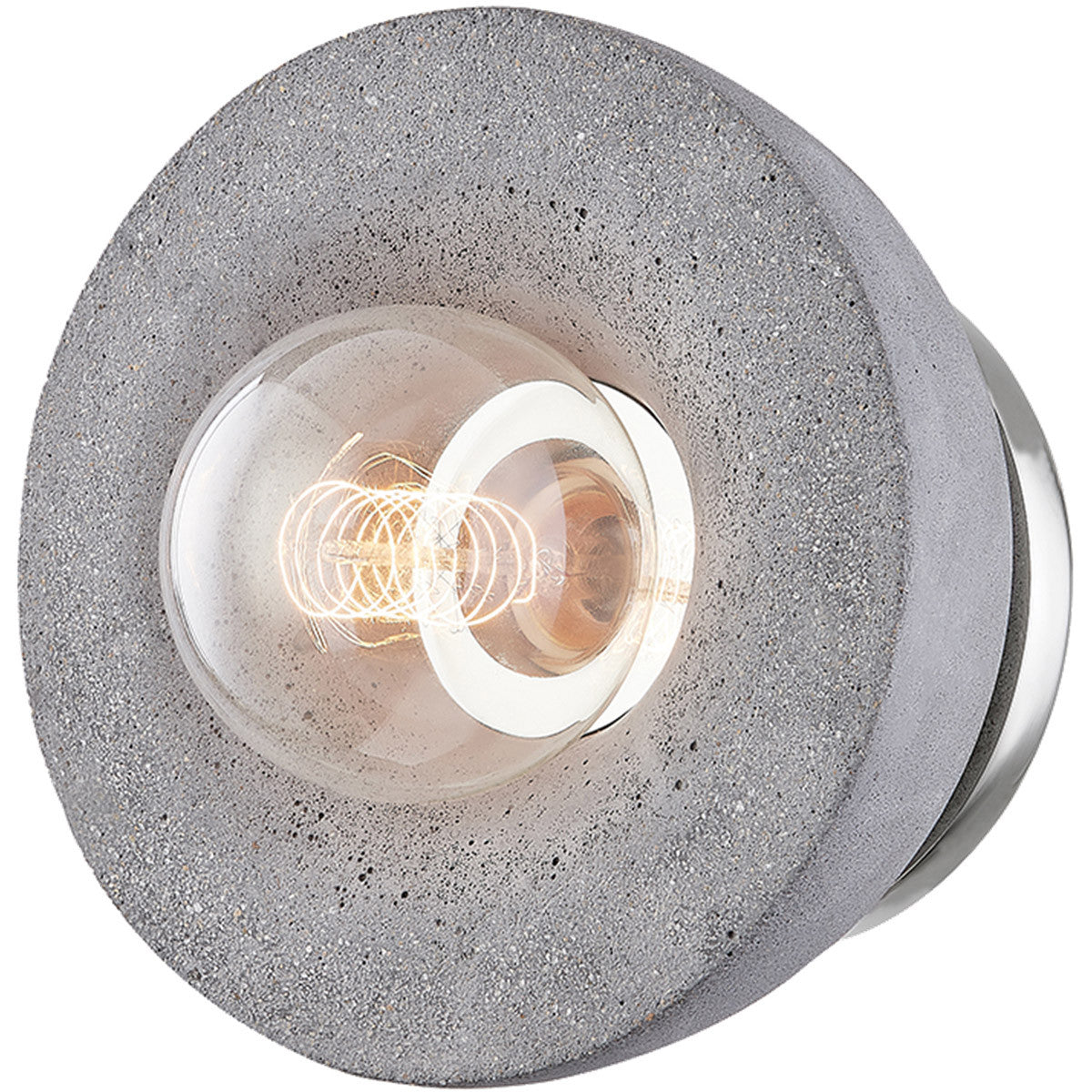 Mitzi 1 Light Flush Mount in Polished Nickel H400501-PN