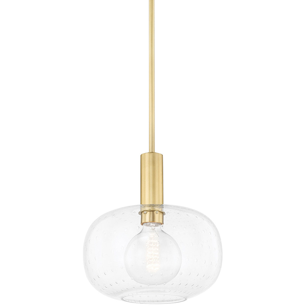 Mitzi 1 Light Pendant in Aged Brass H403701-AGB