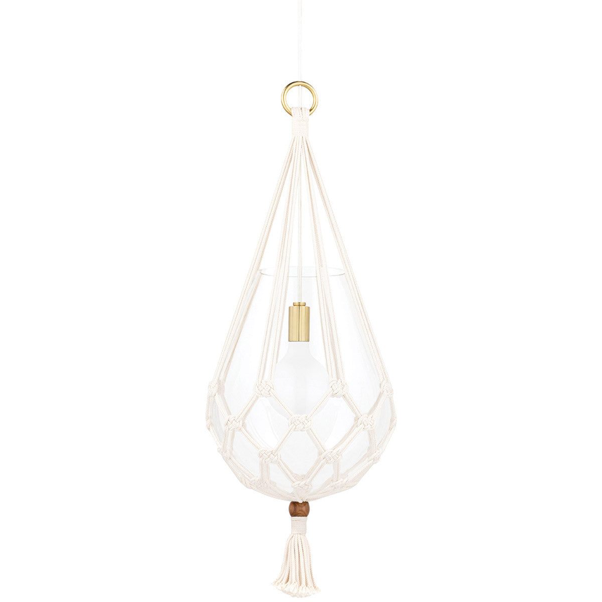 Mitzi 1 Light Pendant in Aged Brass H411701L-AGB