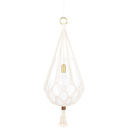 Mitzi 1 Light Pendant in Aged Brass H411701L-AGB