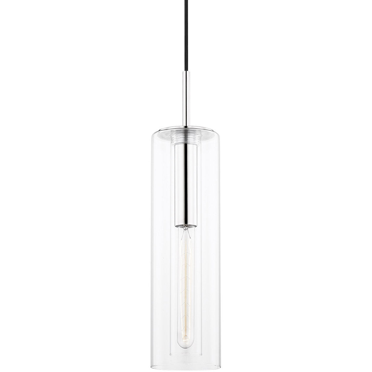 Mitzi 1 Light Pendant in Polished Nickel H415701B-PN