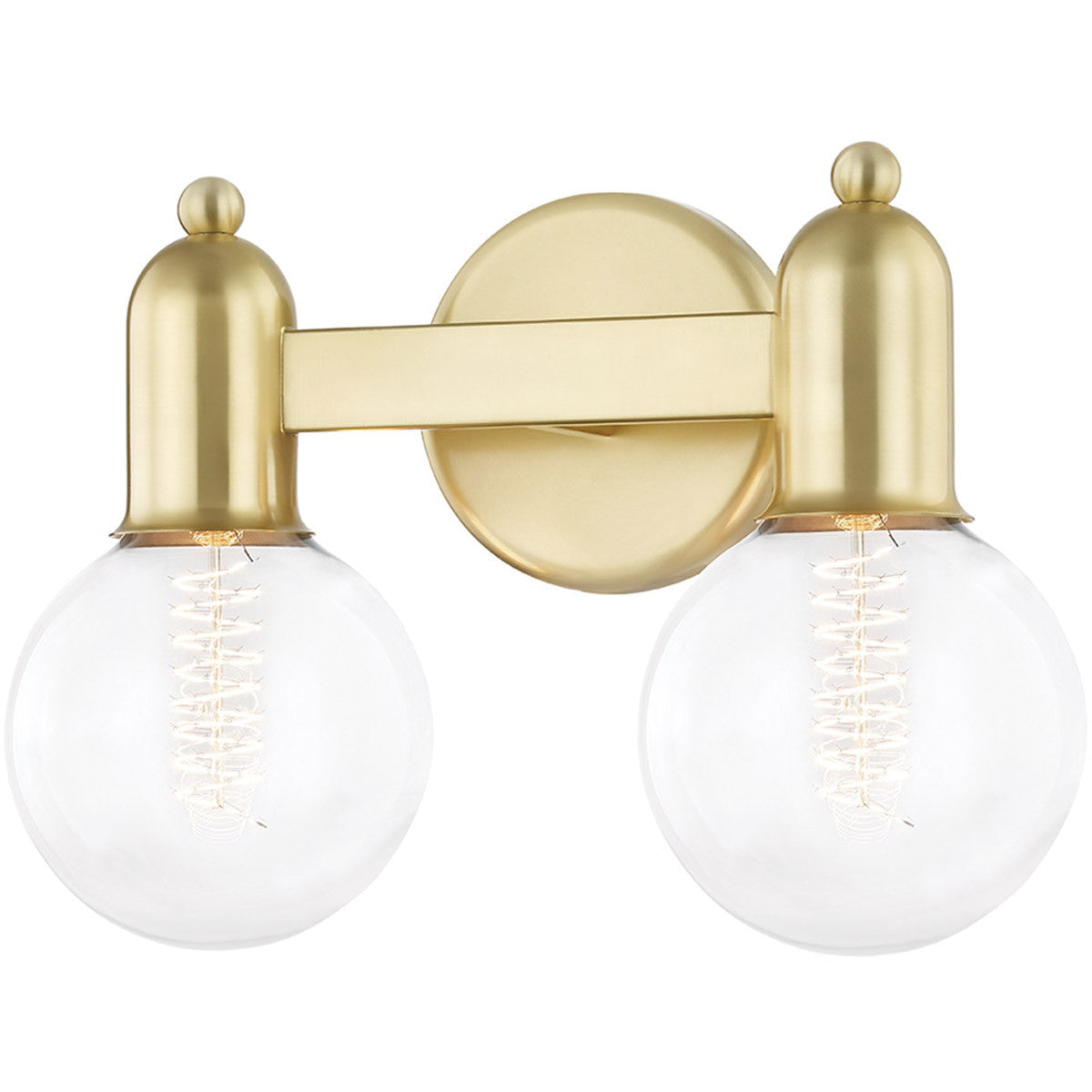 Mitzi 2 Light Bath and Vanity in Aged Brass H419302-AGB