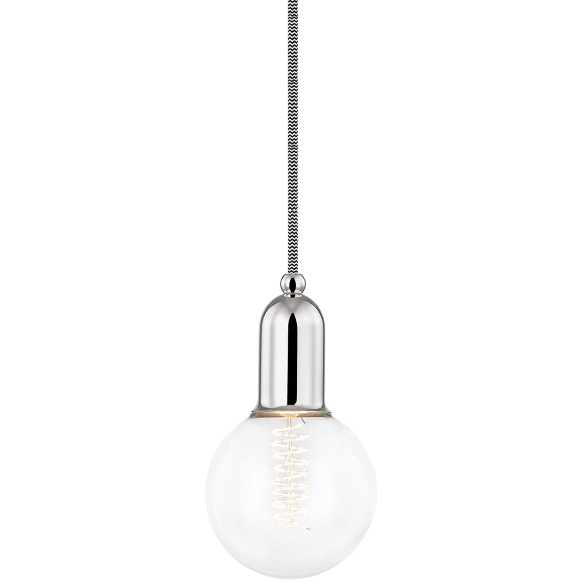 Mitzi 1 Light Pendant in Polished Nickel H419701-PN