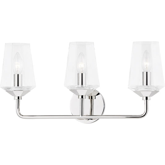 Mitzi 3 Light Bath and Vanity in Polished Nickel H420303-PN