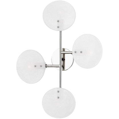 Mitzi 4 Light Semi Flush in Polished Nickel H428604-PN