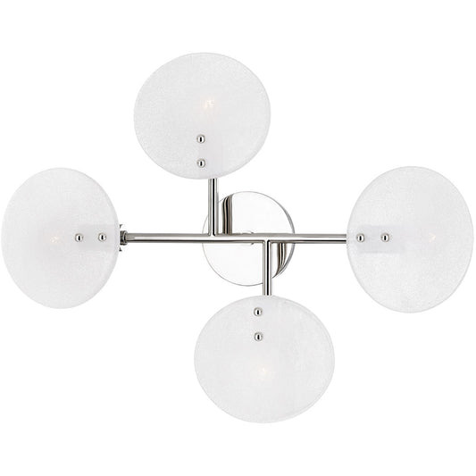 Mitzi 4 Light Semi Flush in Polished Nickel H428604-PN