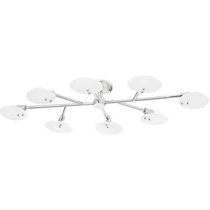 Mitzi 8 Light Semi Flush in Polished Nickel H428608-PN