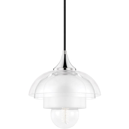 Mitzi 1 Light Pendant in Polished Nickel H429701-PN