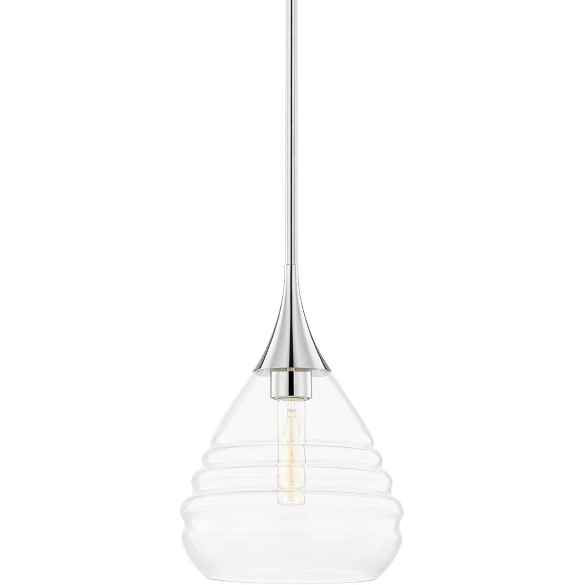 Mitzi 1 Light Pendant in Polished Nickel H431701S-PN