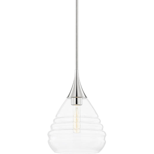 Mitzi 1 Light Pendant in Polished Nickel H431701S-PN