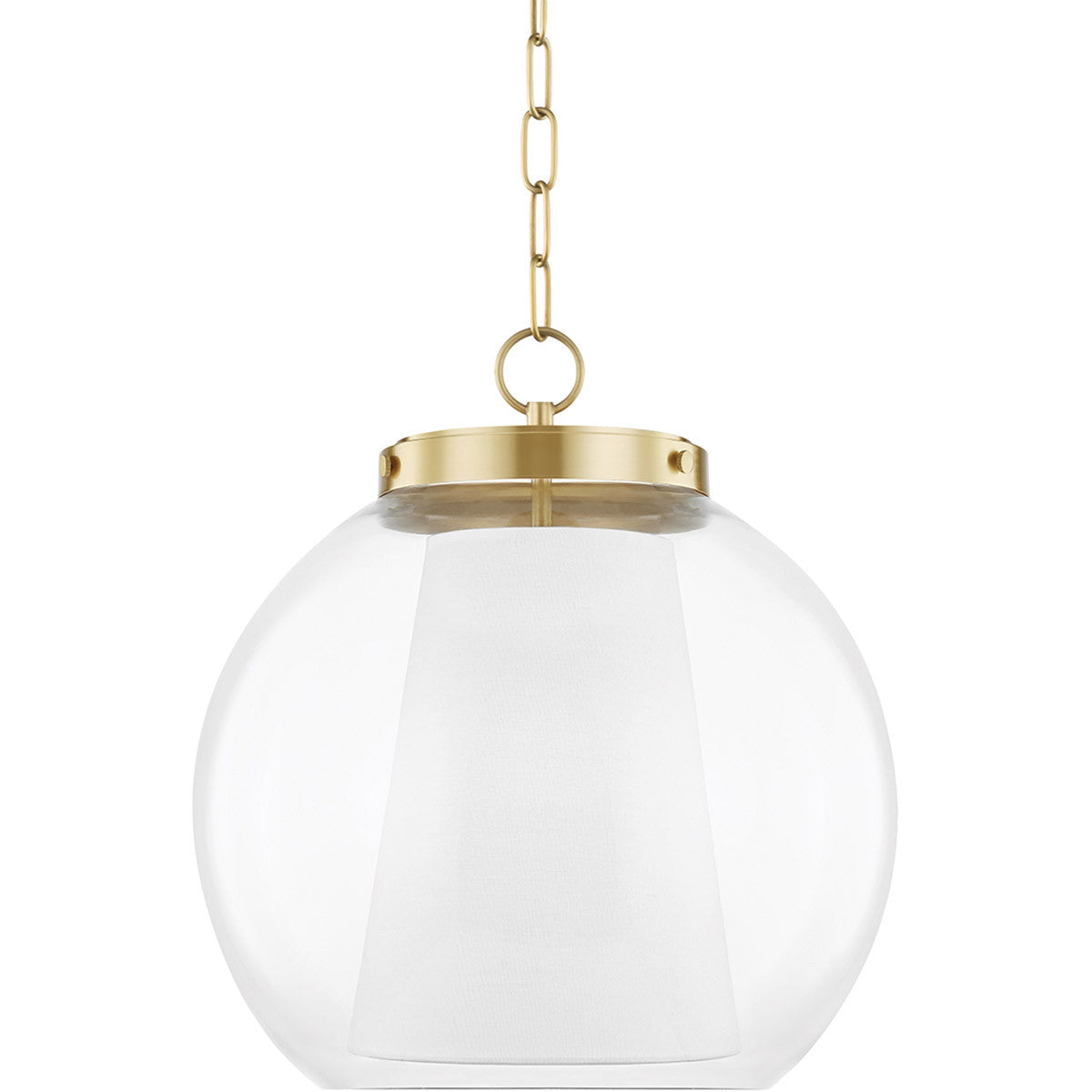 Mitzi 1 Light Pendant in Aged Brass H457701L-AGB