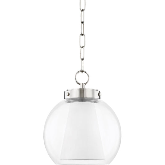 Mitzi 1 Light Pendant in Polished Nickel H457701S-PN