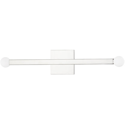 Mitzi 2 Light Wall Sconce in Polished Nickel H463102-PN