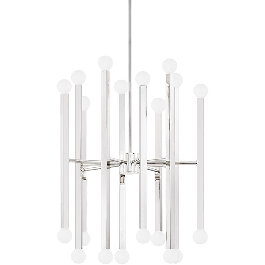 Mitzi 20 Light Chandelier in Polished Nickel H463820-PN