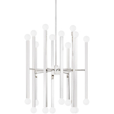 Mitzi 20 Light Chandelier in Polished Nickel H463820-PN